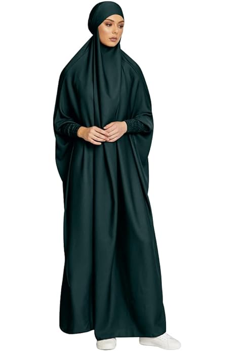 IKADEX Jilbab for Muslim Women Hooded Abaya