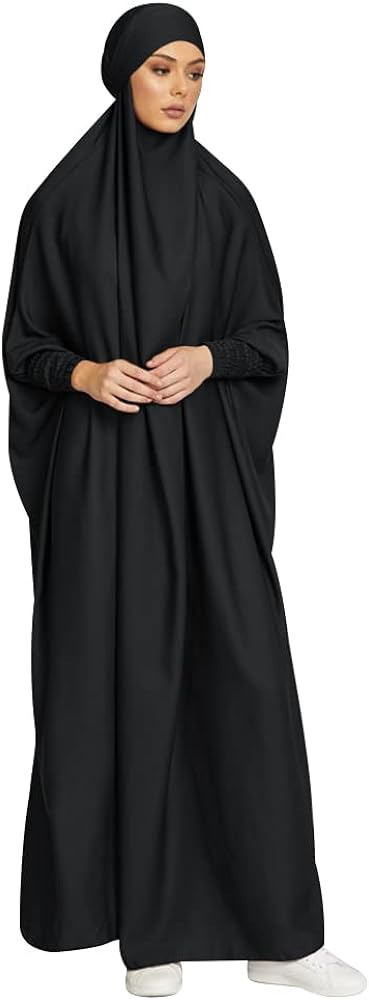 IKADEX Jilbab for Muslim Women Hooded Abaya