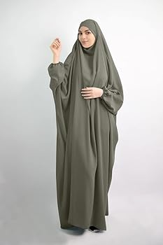 IKADEX Jilbab for Muslim Women Hooded Abaya