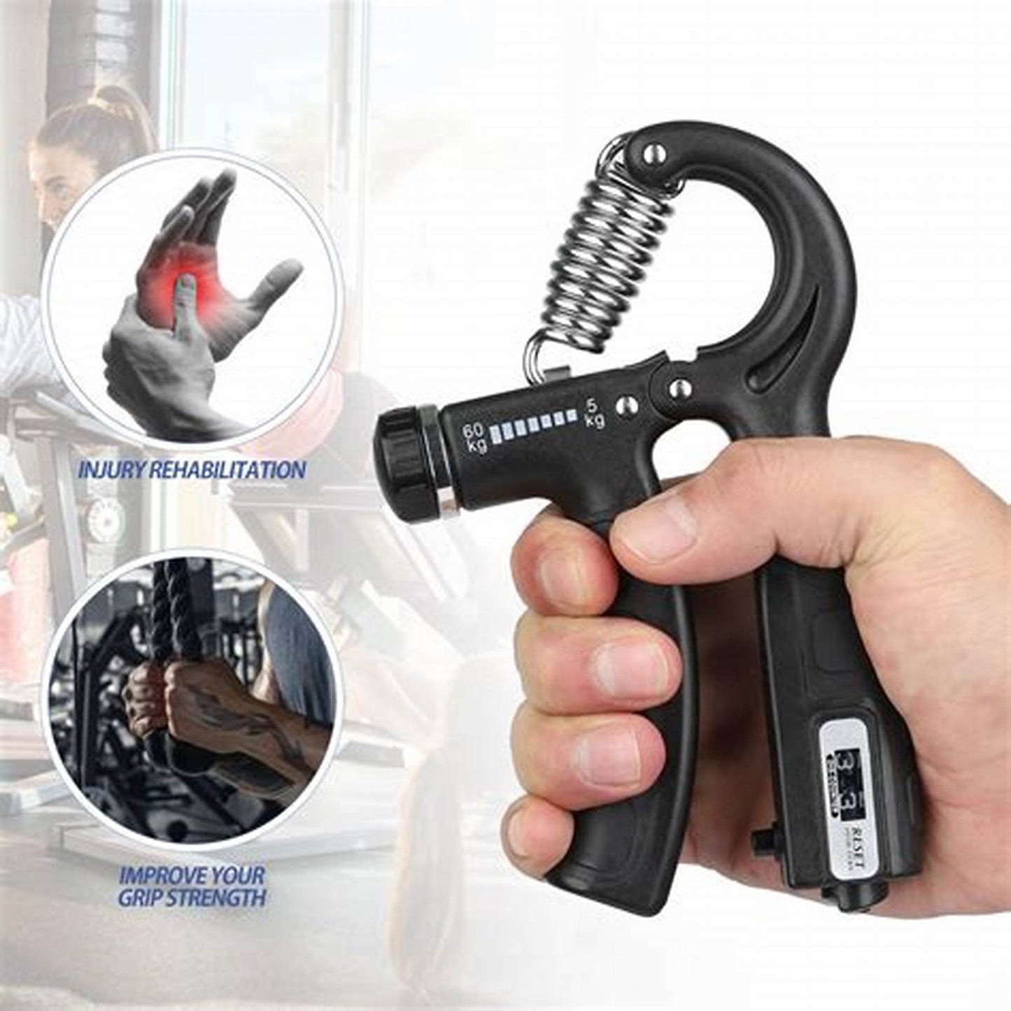 ADJUSTABLE HAND GRIPPER