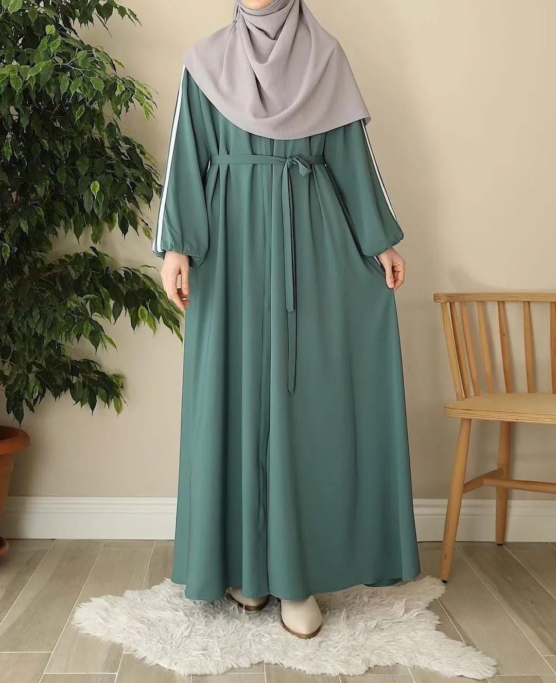 Islamic Abaya Dress Hijab Dress Kaftan Robe Long Khimar Islam Cloth