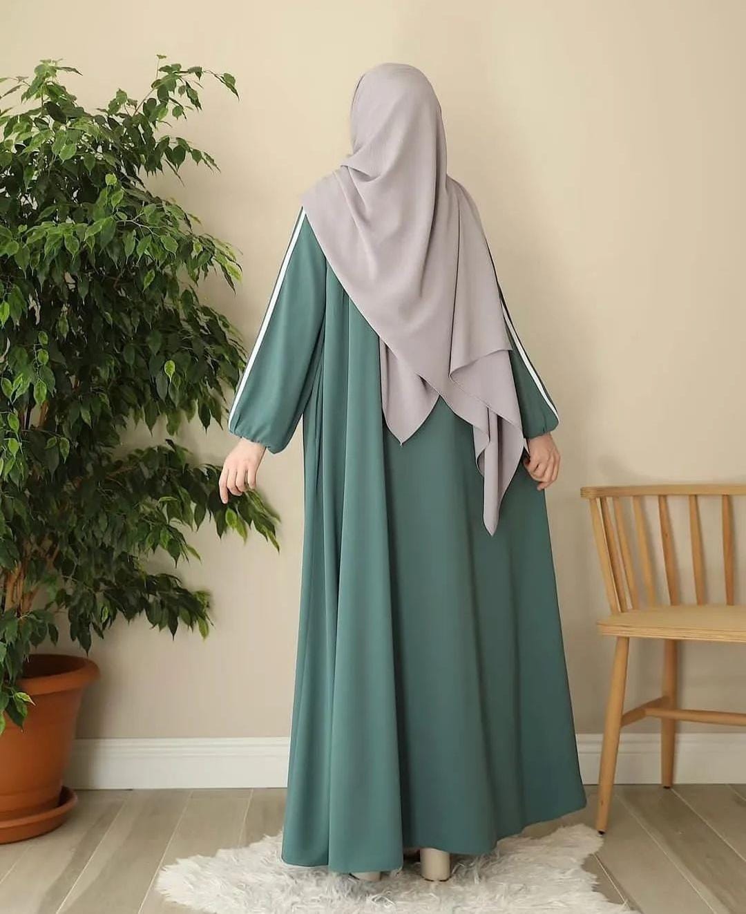 Islamic Abaya Dress Hijab Dress Kaftan Robe Long Khimar Islam Cloth